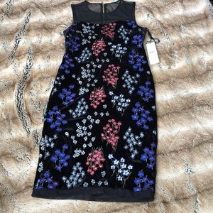 Designer Calvin Klein Velvet Dress